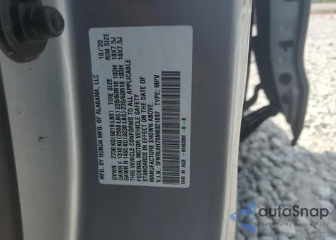 2021 Honda Odyssey Exl z USA, uszkodzony, nr VIN 5FNRL6H78MB021897